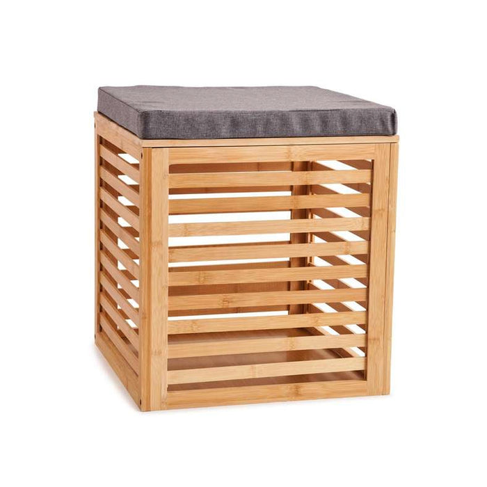 Ecovibe Bamboo Storage Stool 45Ccm - Natural