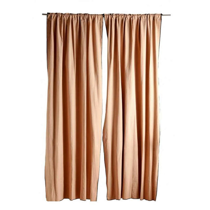 Ecowell 2-Piece Curtain 120X240Cm - Beige Pan Home