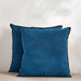 Ecowell 2-Piece Cushion Cover - Peacock Blue Pan Home