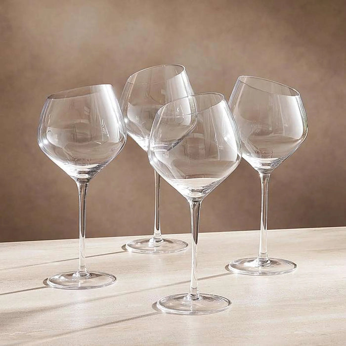 Eddi Slope Rim 4-Piece Stemware Glass Set 530Ml -Clear