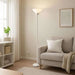 Edina E27 Floor Lamp 175Cm - White Pan Home