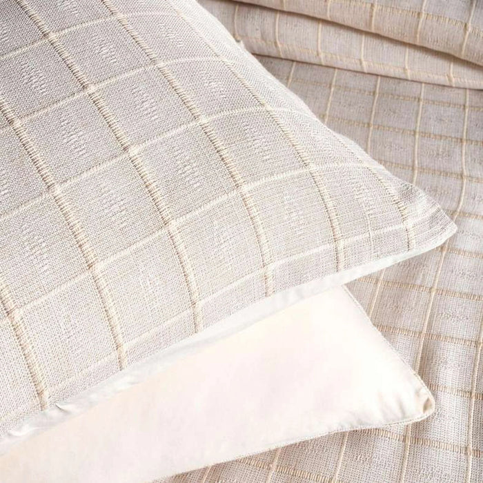 Edith 3-Piece Full Comforter Set 160X240Cm- Silver Grey