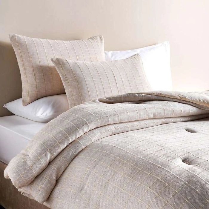 Edith  3-Piece King Comforter Set 240X260Cm - Silver Grey