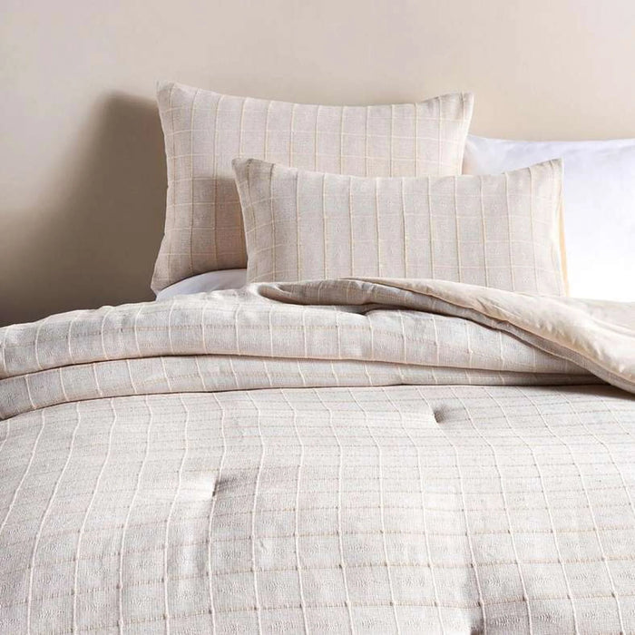 Edith  3-Piece King Comforter Set 240X260Cm - Silver Grey