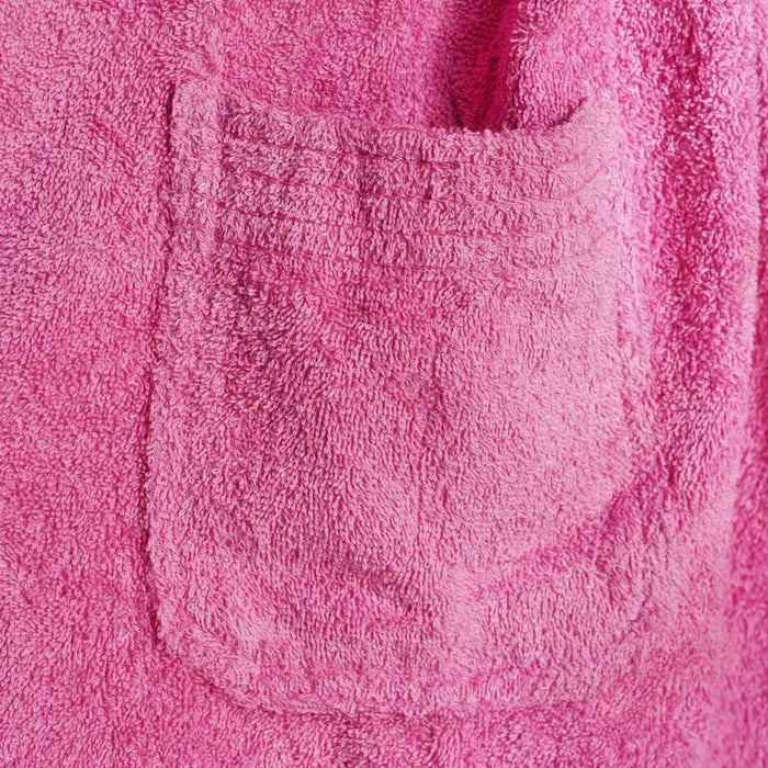 Edsel Bathrobe Dark Pink - M/L - Dark Pink Pan Home