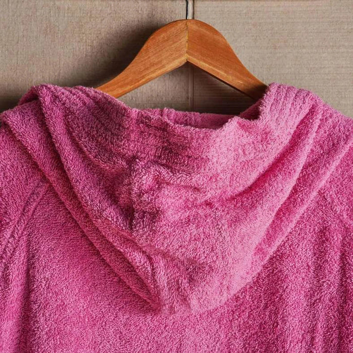 Edsel Bathrobe Dark Pink - M/L - Dark Pink Pan Home