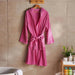 Edsel Bathrobe Dark Pink - M/L - Dark Pink Pan Home