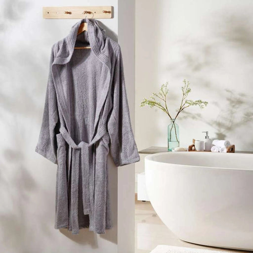 Edsel Bathrobe Grey - M/L Pan Home