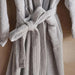 Edsel Bathrobe Light Grey - M/L - Light Grey Pan Home