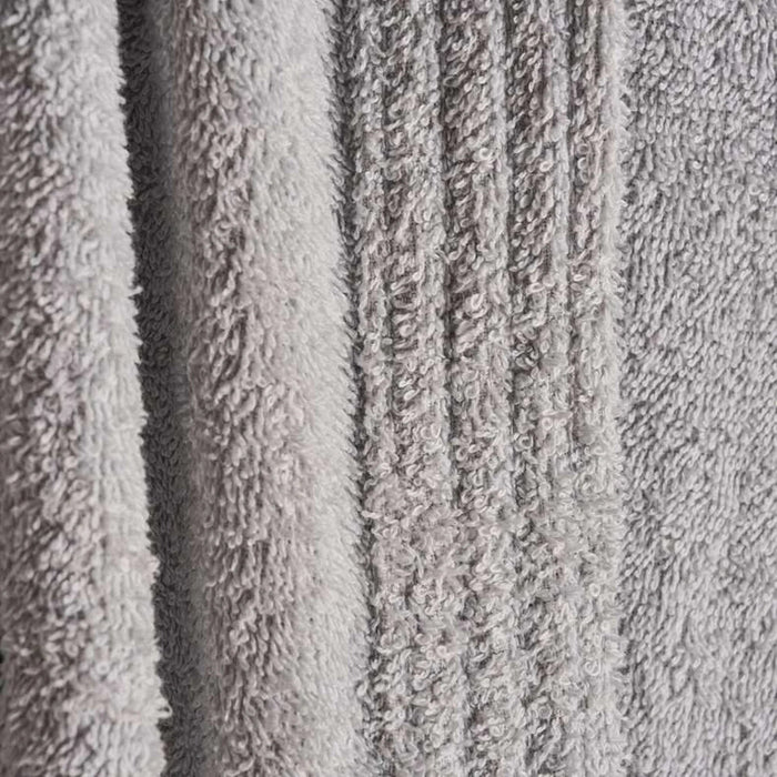 Edsel Bathrobe Light Grey - M/L - Light Grey Pan Home
