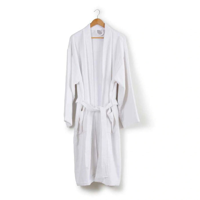 Edsel Bathrobe White - M/L Pan Home