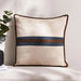 Edward Centrestripe Filled Cushion 50X50Cm - Rust Pan Home