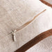 Edward Centrestripe Filled Cushion 50X50Cm - Rust Pan Home
