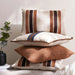 Edward Centrestripe Filled Cushion 50X50Cm - Rust Pan Home