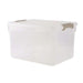 Egale Stackable Storage Box With Latching Lid 30L 45.5X33.5X27Cm -Clear Pan Home