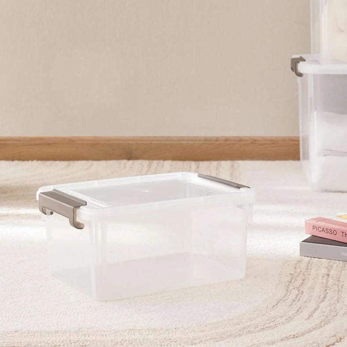 Egale Stackable Storage Box With Latching Lid 7L 31.5X23X14.5Cm -Clear Pan Home