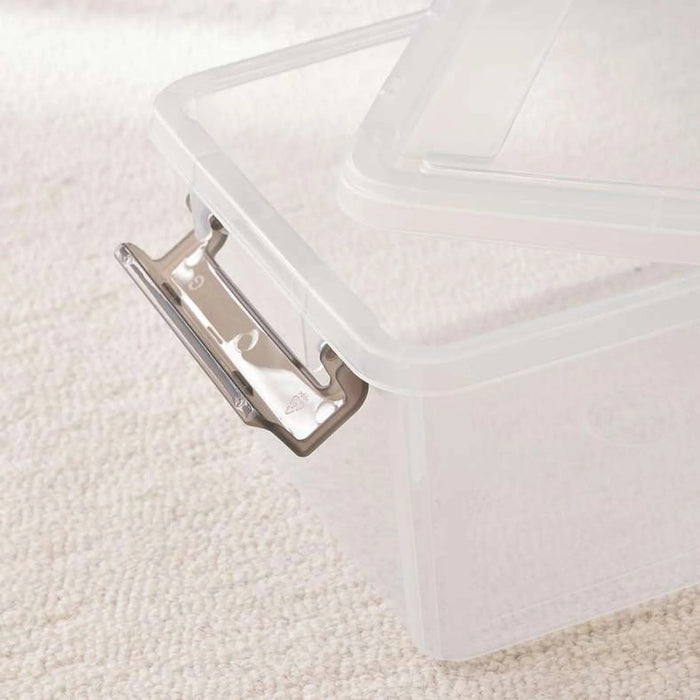 Egale Stackable Storage Box With Latching Lid 7L 31.5X23X14.5Cm -Clear Pan Home