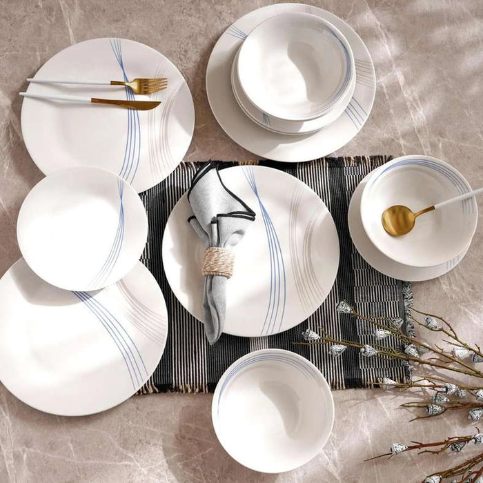 Eidel 12-Piece Porcelain Dinner Set -White