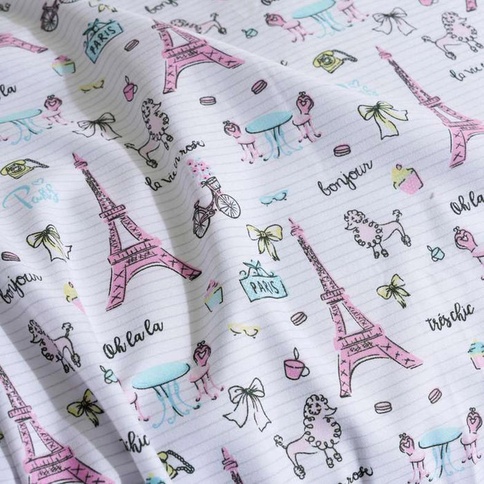 Eiffel Tower 2-Piece Pillow Case Set - Pink Pan Home