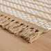 Eileen Recycle Dhurrie With Fringe 60X90Cm - Beige Pan Home