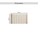 Eileen Recycle Dhurrie With Fringe 60X90Cm - Beige Pan Home