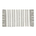 Eileen Recycle Dhurrie With Fringe 90X150Cm - Grey Pan Home
