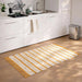Eileen Recycle Dhurrie With Fringe 90X150Cm - Mustard Pan Home