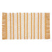Eileen Recycle Dhurrie With Fringe 90X150Cm - Mustard Pan Home