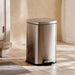 Eko Stella Soft Close Pedal Bin 24.5X30.9X39.8 Cm 12L - Silver Pan Home