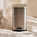 Eko Stella Soft Close Pedal Bin 24.5X30.9X39.8 Cm 12L - Silver Pan Home