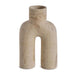 Elara Polyresin Arch Vase 15.5X7.5X25Cm - Beige Pan Home
