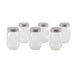 Elazer 6-Piece Glass Jar 950Ml - Clear Pan Home