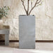 Eldora Polyresin Rectangle Planter 40.5X40.5X81Cm - Grey Pan Home