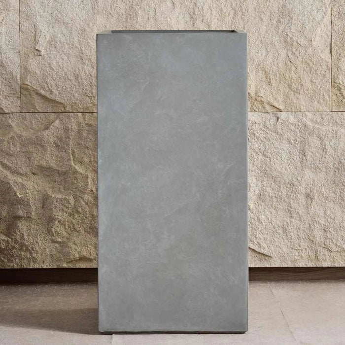 Eldora Polyresin Rectangle Planter 50X50X100.5Cm - Grey Pan Home