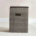 Eleanor Laundry Hamper With Wooden Lid 40X30X55Cm-Grey Pan Home