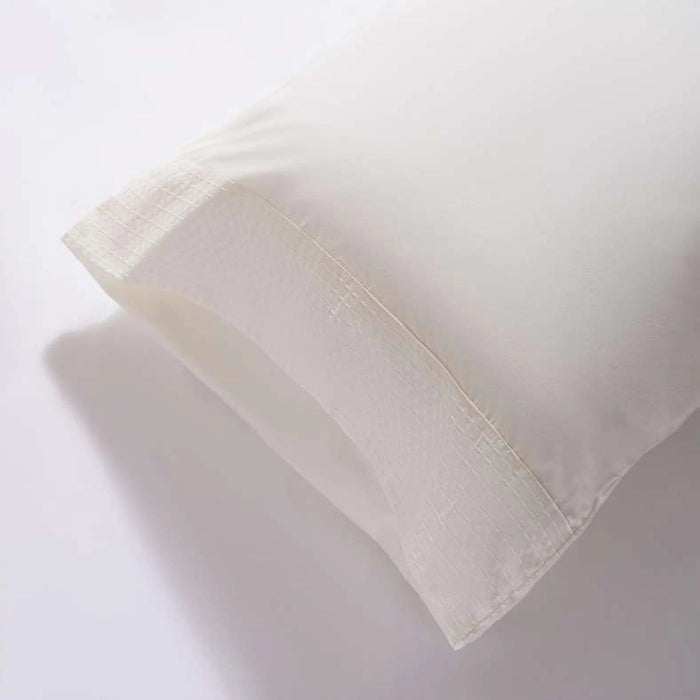 Elegance 2-Piece Pillow Case Set - Cream Pan Home