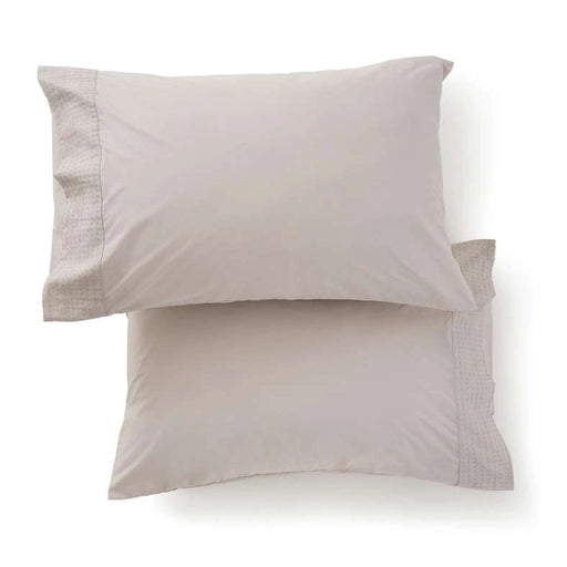 Elegance 2-Piece Pillow Case Set - Grey Pan Home