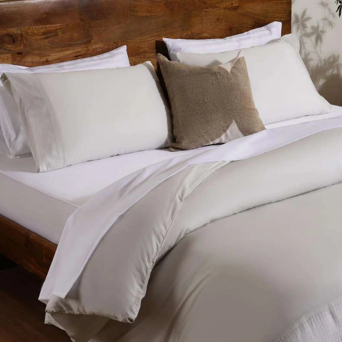 Elegance 3-Piece Duvet Cover Set 160X200Cm - Pale Blue