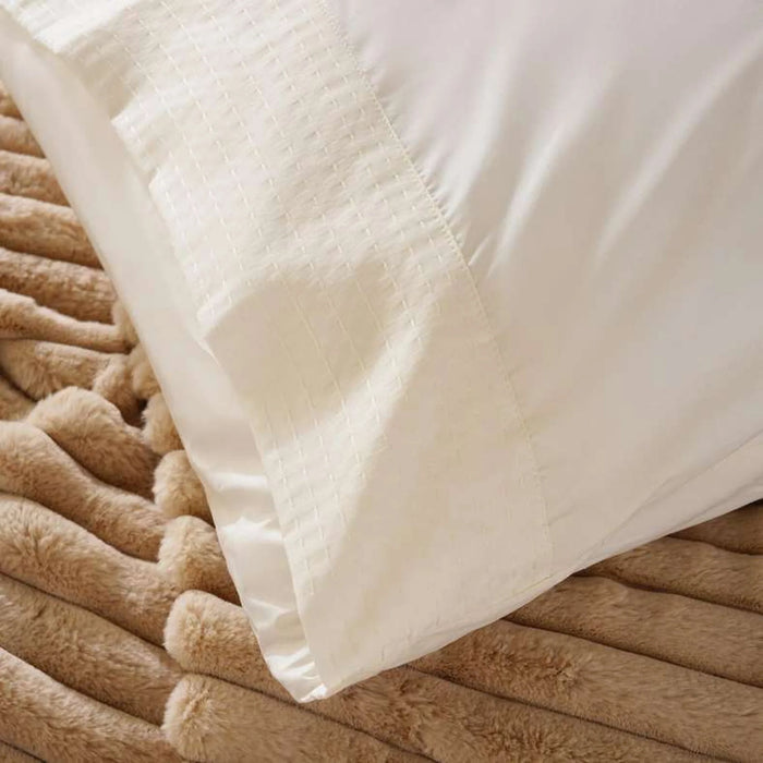 Elegance 3-Piece Duvet Cover Set 200X200Cm - Cream
