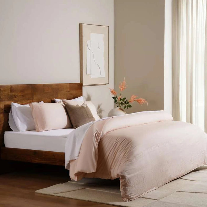 Elegance 3-Piece Duvet Cover Set 200X200Cm - Peach