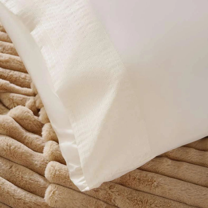 Elegance 3-Piece Duvet Cover Set 230X220Cm - Cream