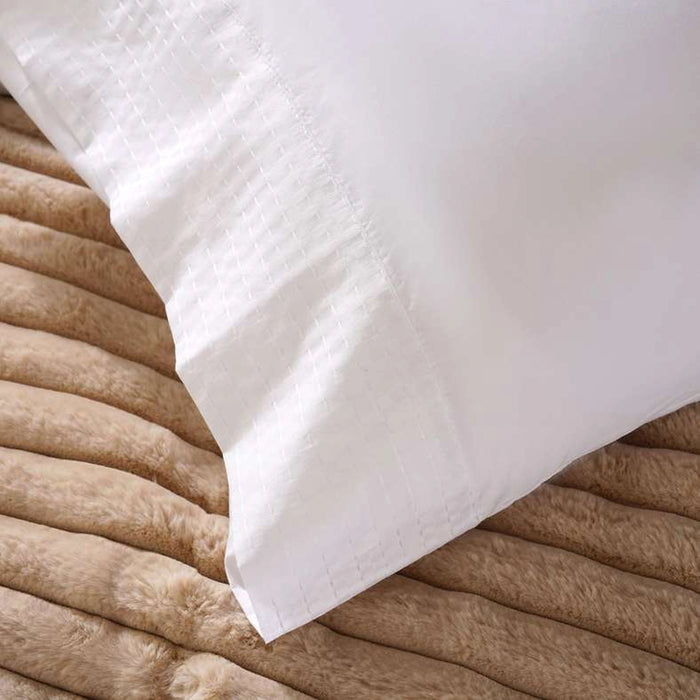Elegance 3-Piece Duvet Cover Set - White