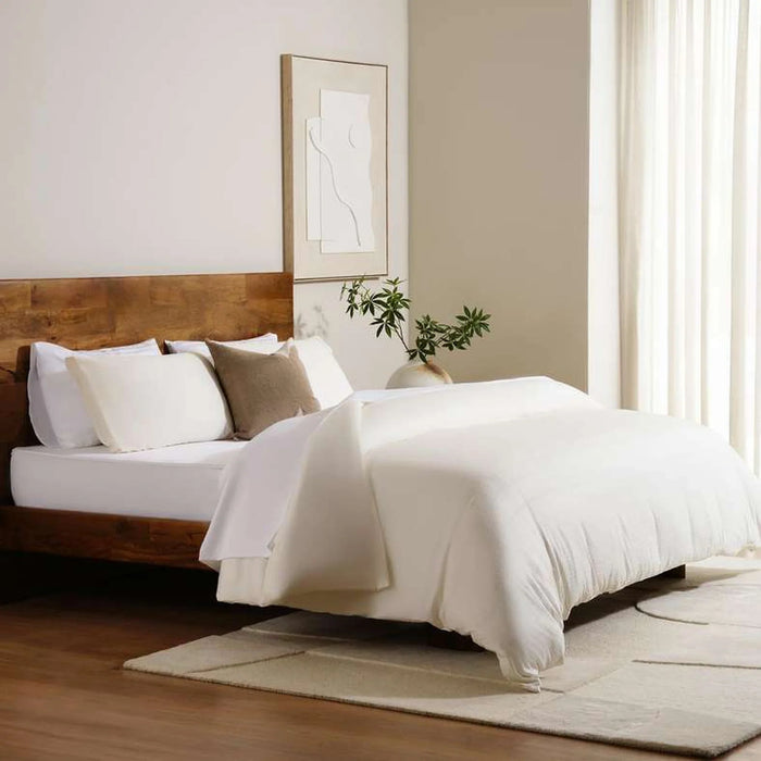 Elegance 3-Piece Duvet Cover Set 260X220Cm - Cream