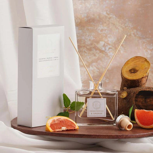 Elegance Cedarwood Orange Reed Diffuser 100Ml - Grey Pan Home
