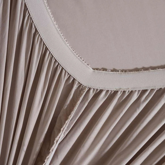 Elegance Fitted Sheet 120X200+33Cm - Grey