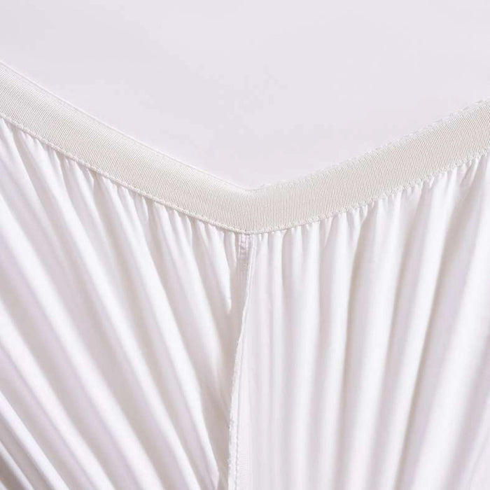 Elegance Fitted Sheet 120X200+33cm - White Pan Home