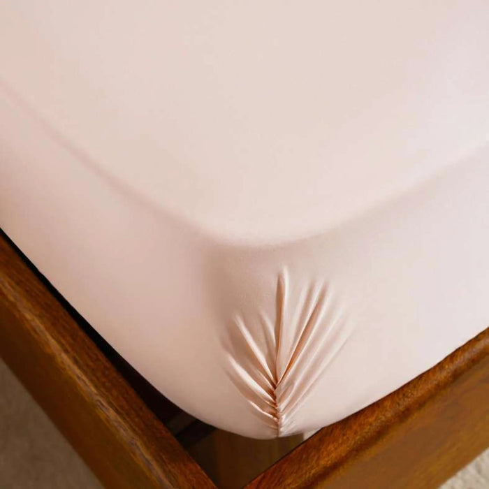 Elegance Fitted Sheet 180X200+33Cm - Peach