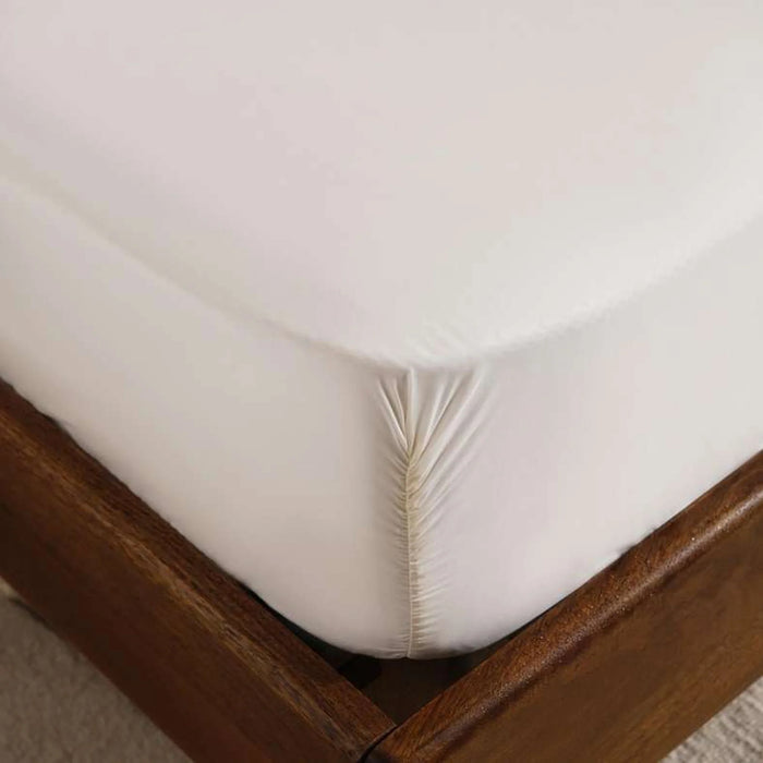 Elegance Fitted Sheet 200X200+33Cm - Cream