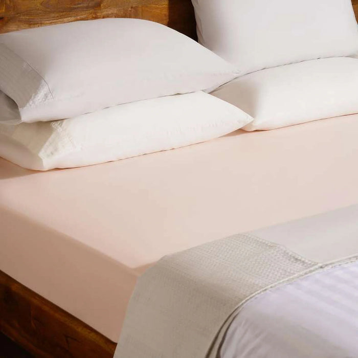 Elegance Fitted Sheet 200X200+33Cm - Peach