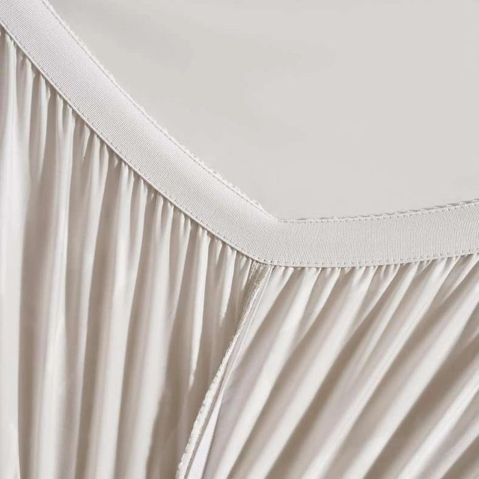 Elegance Fitted Sheet 90X200+25Cm - Pale Blue